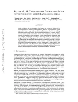 RetouchLLM: Training-free Code-based Image Retouching with Vision Language Models