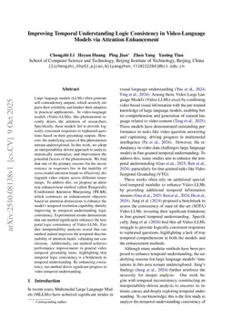 Improving Temporal Understanding Logic Consistency in Video-Language Models via Attention Enhancement