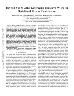 Beyond Sub-6 GHz: Leveraging mmWave Wi-Fi for Gait-Based Person Identification