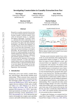 Investigating Counterclaims in Causality Extraction from Text