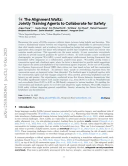 The Alignment Waltz: Jointly Training Agents to Collaborate for Safety