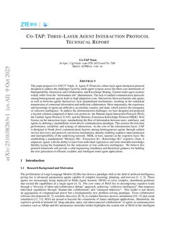 Co-TAP: Three-Layer Agent Interaction Protocol Technical Report