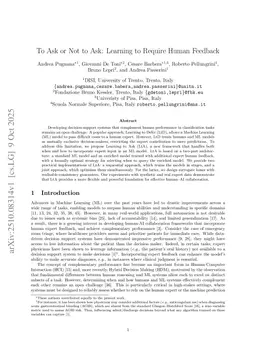 To Ask or Not to Ask: Learning to Require Human Feedback