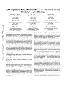LLMs Reproduce Human Purchase Intent via Semantic Similarity Elicitation of Likert Ratings
