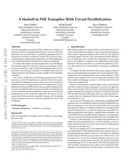 A Haskell to FHE Transpiler