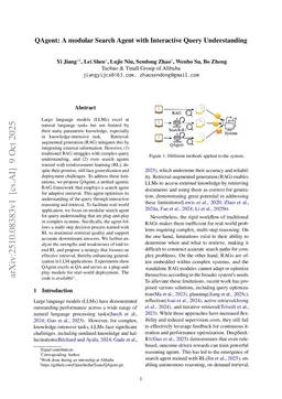 QAgent: A modular Search Agent with Interactive Query Understanding
