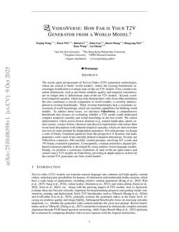 VideoVerse: How Far is Your T2V Generator from a World Model?