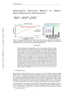 Reinforcing Diffusion Models by Direct Group Preference Optimization