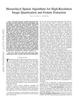 Hierarchical Spatial Algorithms for High-Resolution Image Quantization and Feature Extraction