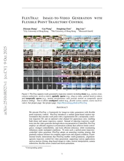 FlexTraj: Image-to-Video Generation with Flexible Point Trajectory Control