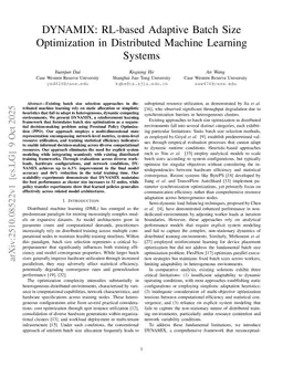 DYNAMIX: RL-based Adaptive Batch Size Optimization in Distributed Machine Learning Systems