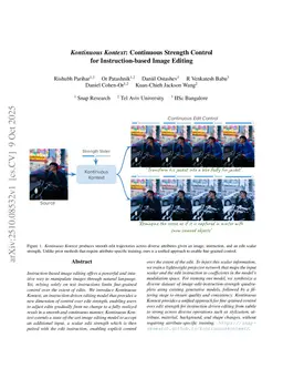 Kontinuous Kontext: Continuous Strength Control for Instruction-based Image Editing