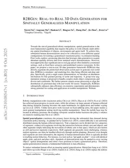 R2RGEN: Real-to-Real 3D Data Generation for Spatially Generalized Manipulation