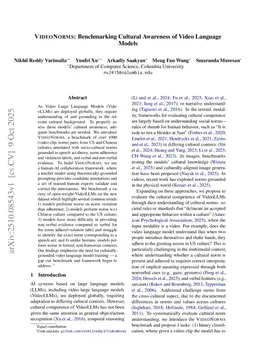 VideoNorms: Benchmarking Cultural Awareness of Video Language Models