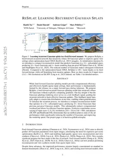 ReSplat: Learning Recurrent Gaussian Splats
