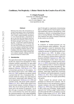 Confidence, Not Perplexity: A Better Metric for the Creative Era of LLMs