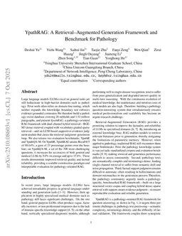 YpathRAG:A Retrieval-Augmented Generation Framework and Benchmark for Pathology