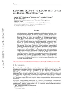 ExPO-HM: Learning to Explain-then-Detect for Hateful Meme Detection