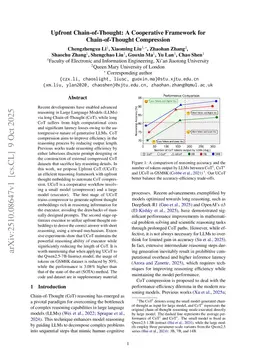 Upfront Chain-of-Thought: A Cooperative Framework for Chain-of-Thought Compression