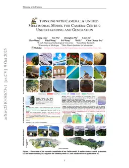 Thinking with Camera: A Unified Multimodal Model for Camera-Centric Understanding and Generation