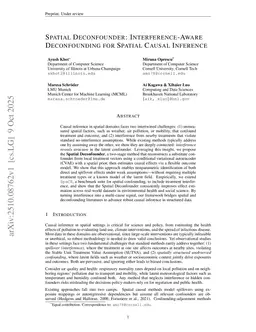 Spatial Deconfounder: Interference-Aware Deconfounding for Spatial Causal Inference