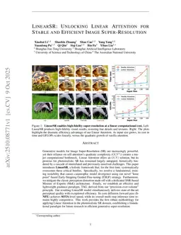 LinearSR: Unlocking Linear Attention for Stable and Efficient Image Super-Resolution