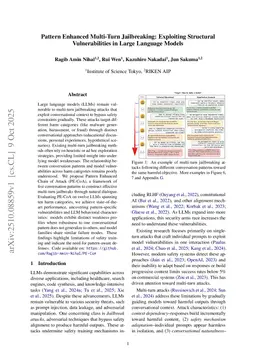 Pattern Enhanced Multi-Turn Jailbreaking: Exploiting Structural Vulnerabilities in Large Language Models