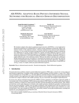 AB-PINNs: Adaptive-Basis Physics-Informed Neural Networks for Residual-Driven Domain Decomposition