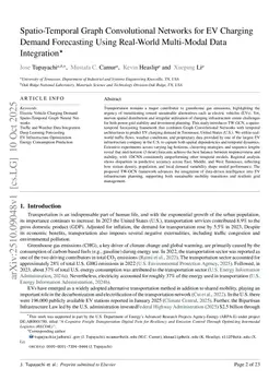 Spatio-Temporal Graph Convolutional Networks for EV Charging Demand Forecasting Using Real-World Multi-Modal Data Integration