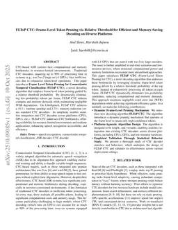 FLToP CTC: Frame-Level Token Pruning via Relative Threshold for Efficient and Memory-Saving Decoding on Diverse Platforms