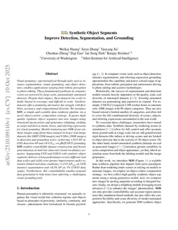Synthetic Object Compositions for Scalable and Accurate Learning in Detection, Segmentation, and Grounding