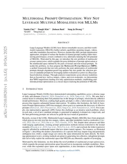 Multimodal Prompt Optimization: Why Not Leverage Multiple Modalities for MLLMs