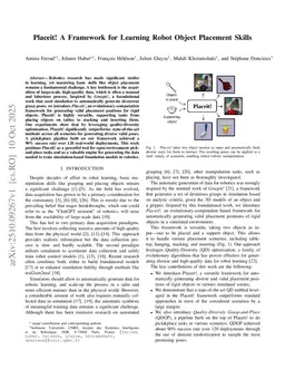 Placeit! A Framework for Learning Robot Object Placement Skills