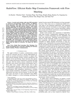 RadioFlow: Efficient Radio Map Construction Framework with Flow Matching