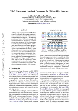 FLRC: Fine-grained Low-Rank Compressor for Efficient LLM Inference