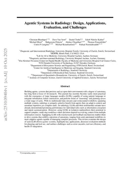 Agentic Systems in Radiology: Design, Applications, Evaluation, and Challenges