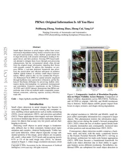 PRNet: Original Information Is All You Have