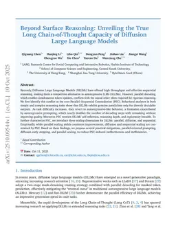 Beyond Surface Reasoning: Unveiling the True Long Chain-of-Thought Capacity of Diffusion Large Language Models