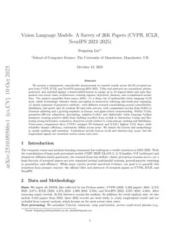 Vision Language Models: A Survey of 26K Papers