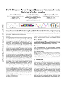 STaTS: Structure-Aware Temporal Sequence Summarization via Statistical Window Merging