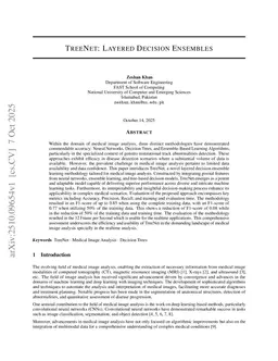 TreeNet: Layered Decision Ensembles
