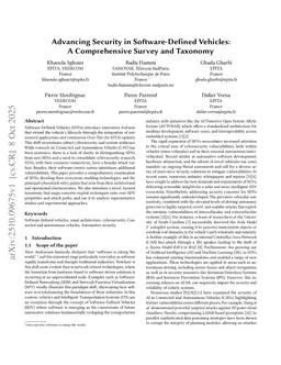 Advancing Security in Software-Defined Vehicles: A Comprehensive Survey and Taxonomy