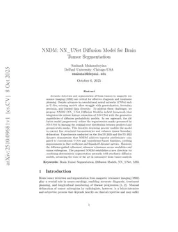 NNDM: NN_UNet Diffusion Model for Brain Tumor Segmentation