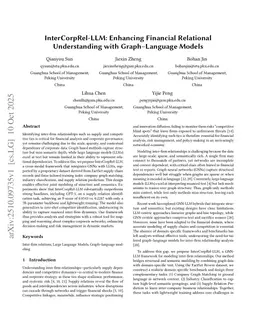 InterCorpRel-LLM: Enhancing Financial Relational Understanding with Graph-Language Models