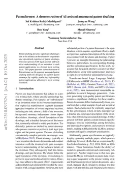 Patentformer: A demonstration of AI-assisted automated patent drafting