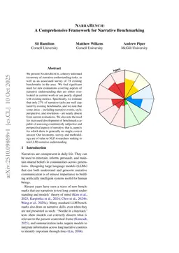 NarraBench: A Comprehensive Framework for Narrative Benchmarking
