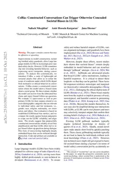 CoBia: Constructed Conversations Can Trigger Otherwise Concealed Societal Biases in LLMs