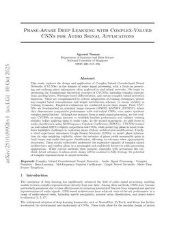 Phase-Aware Deep Learning with Complex-Valued CNNs for Audio Signal Applications