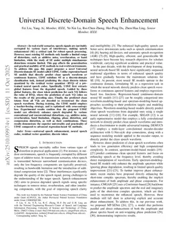 Universal Discrete-Domain Speech Enhancement