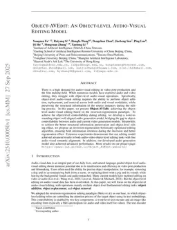 Object-AVEdit: An Object-level Audio-Visual Editing Model